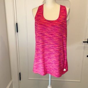Large pink coral mixture athletic tank size large. Excellent condition